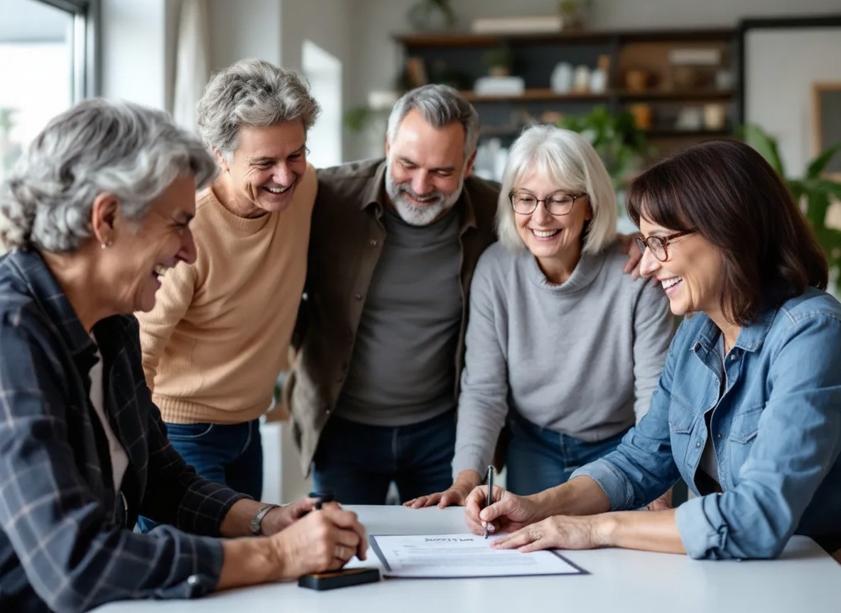 Family signing wills and trusts with a mobile notary in Greater Boston