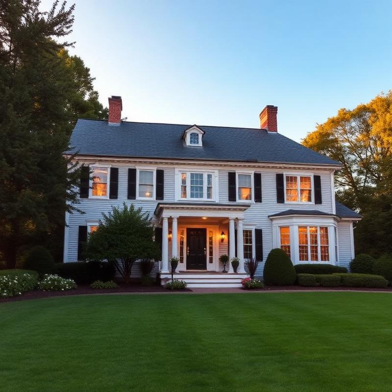 Belmont, Massachusetts home where a mobile notary made a house call